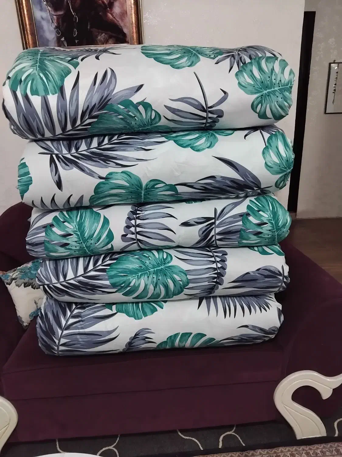 دوخت تشک و پشتی پذیرفته میشود|رختخواب، بالش، پتو|لشت نشا, |دیوار