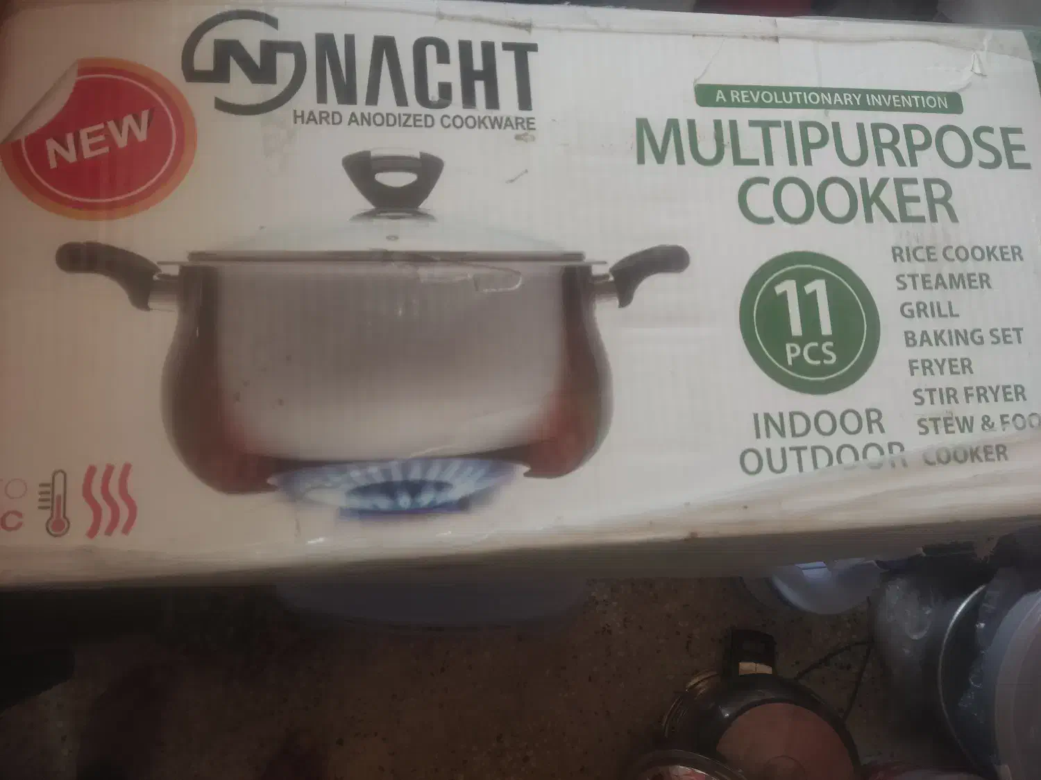 دیگ ناخ|ظروف پختوپز|بستک, |دیوار