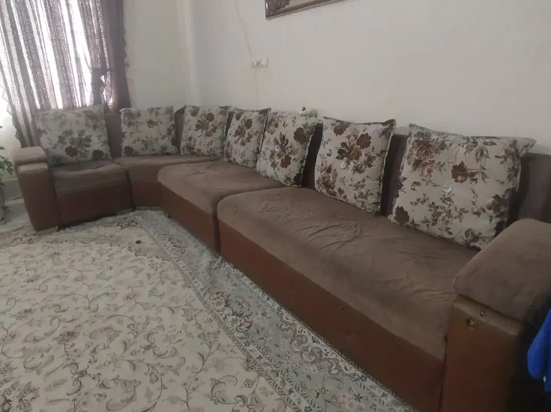 مبل ال هشت نفره|مبلمان خانگی و میز عسلی|کرمانشاه, |دیوار