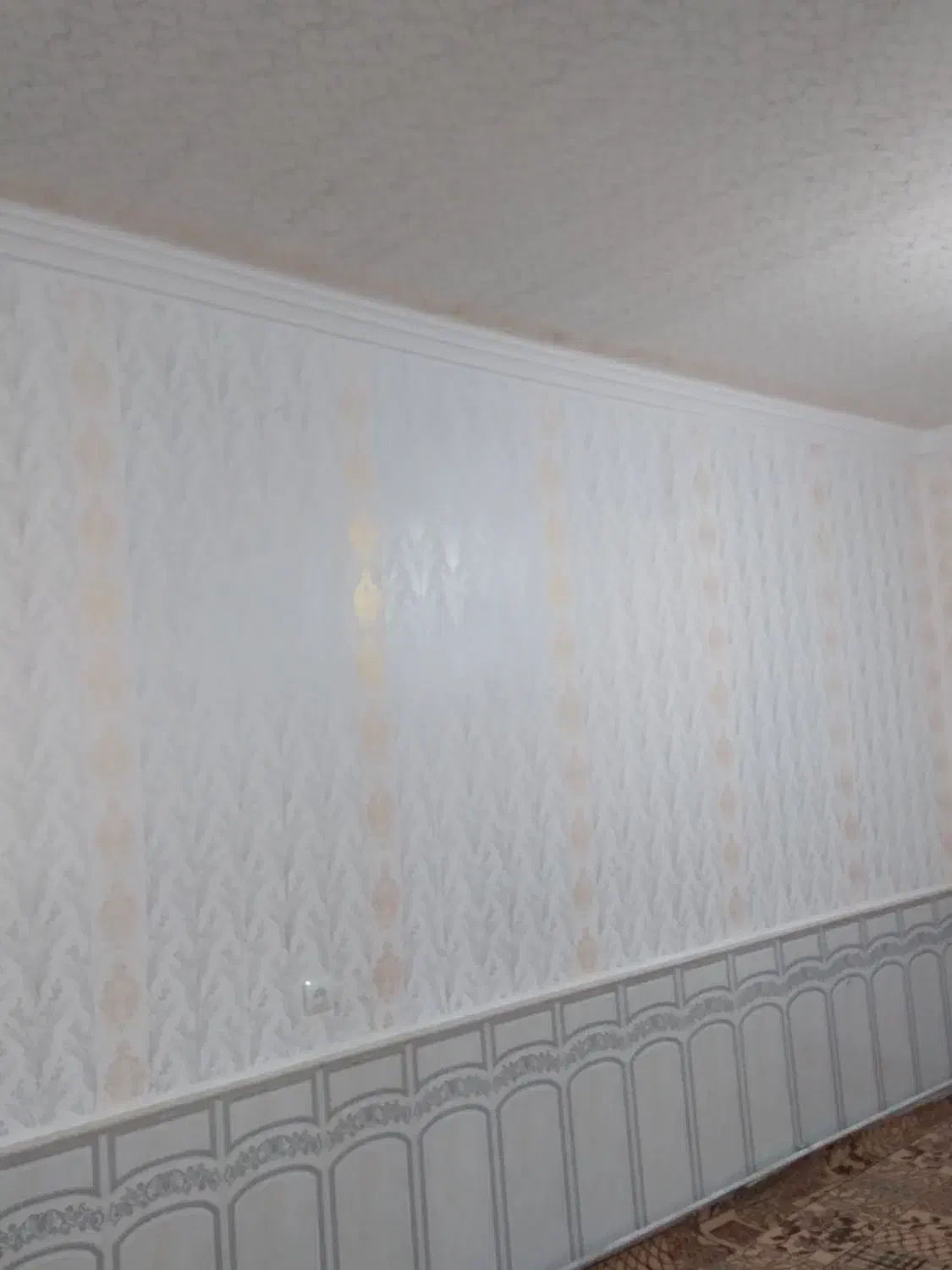 نقاش ساختمان طرح کاغذدیواری|خدمات پیشه و مهارت|ماکو, |دیوار