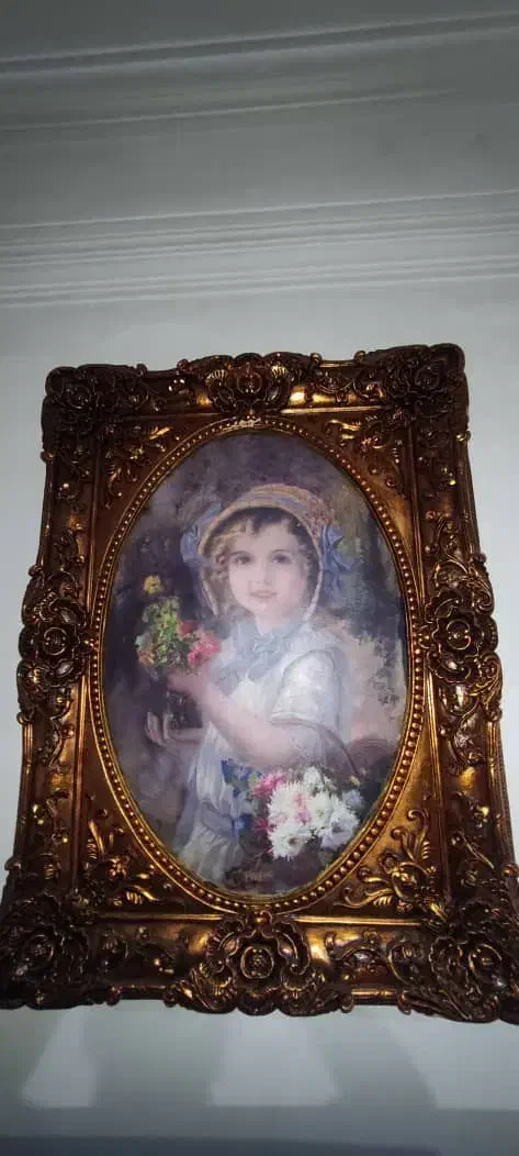 تابلو دخترگل فروش|تابلو، نقاشی، عکس|زنجان, |دیوار