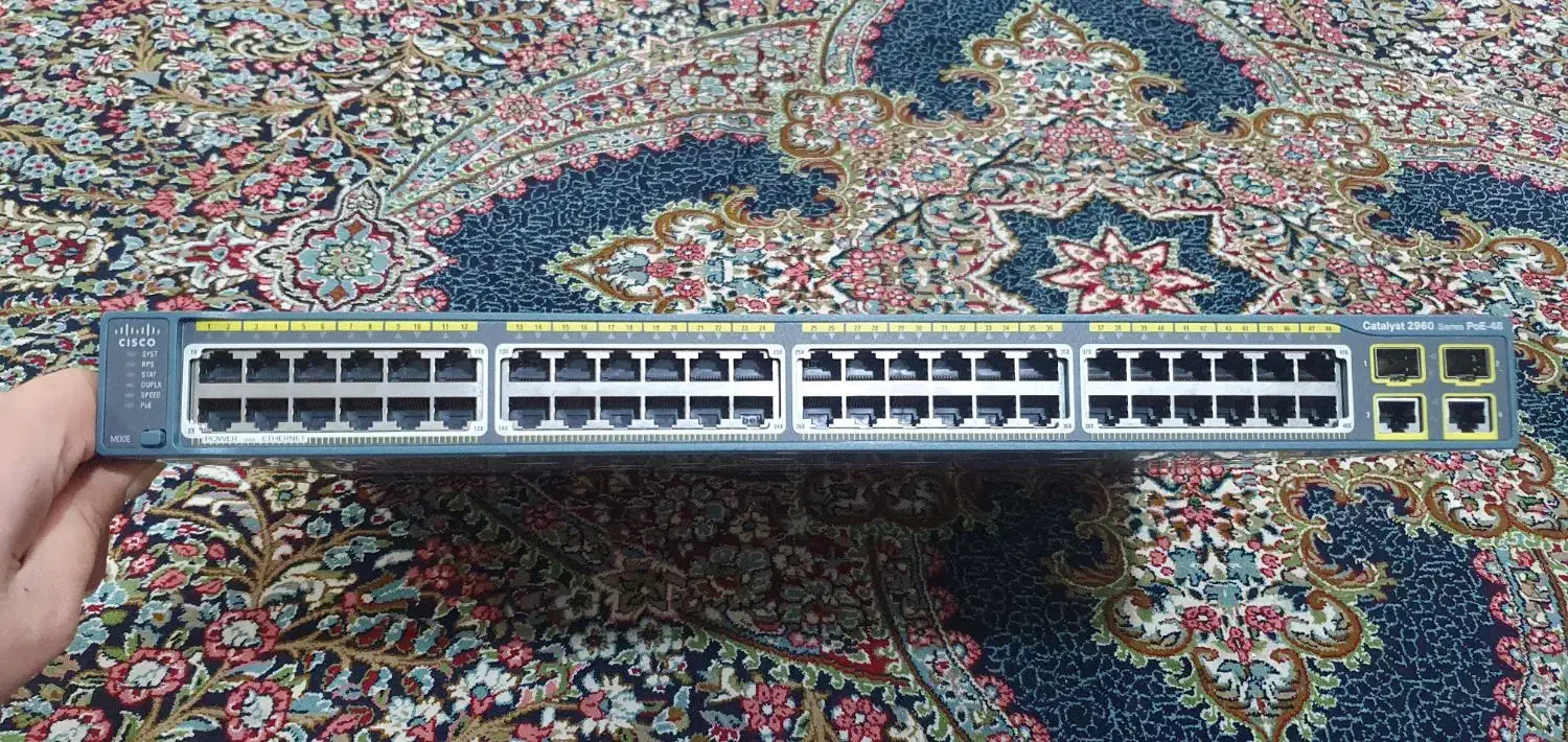 سوییچ سیسکو 48 پورت|مودم و تجهیزات شبکه|ری, ولی آباد|دیوار
