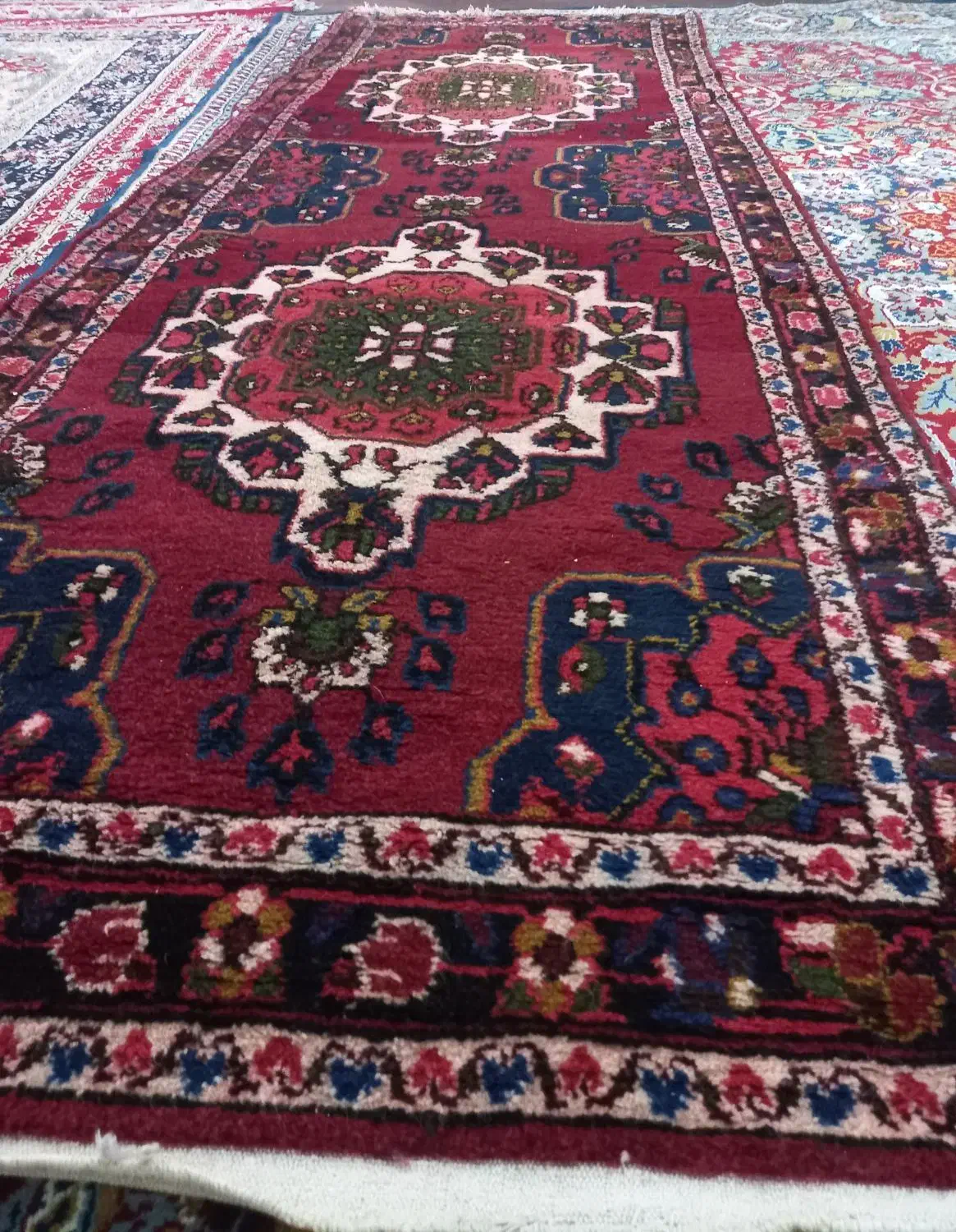 فرش دستباف|فرش|قم, قلعه کامکار|دیوار