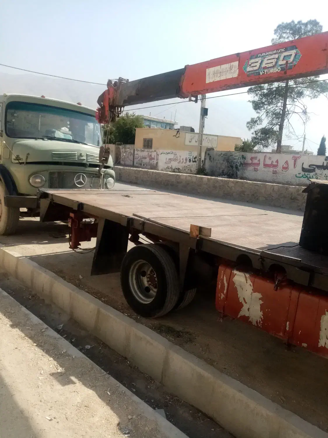 فروش بنز خاور جرثقیل 3/5 تن|خودرو سنگین|فیروزآباد (فارس), |دیوار