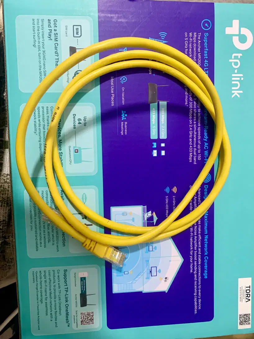 مودم تی پی لینک MR200 سیمکارتی|مودم و تجهیزات شبکه|گرگان, |دیوار