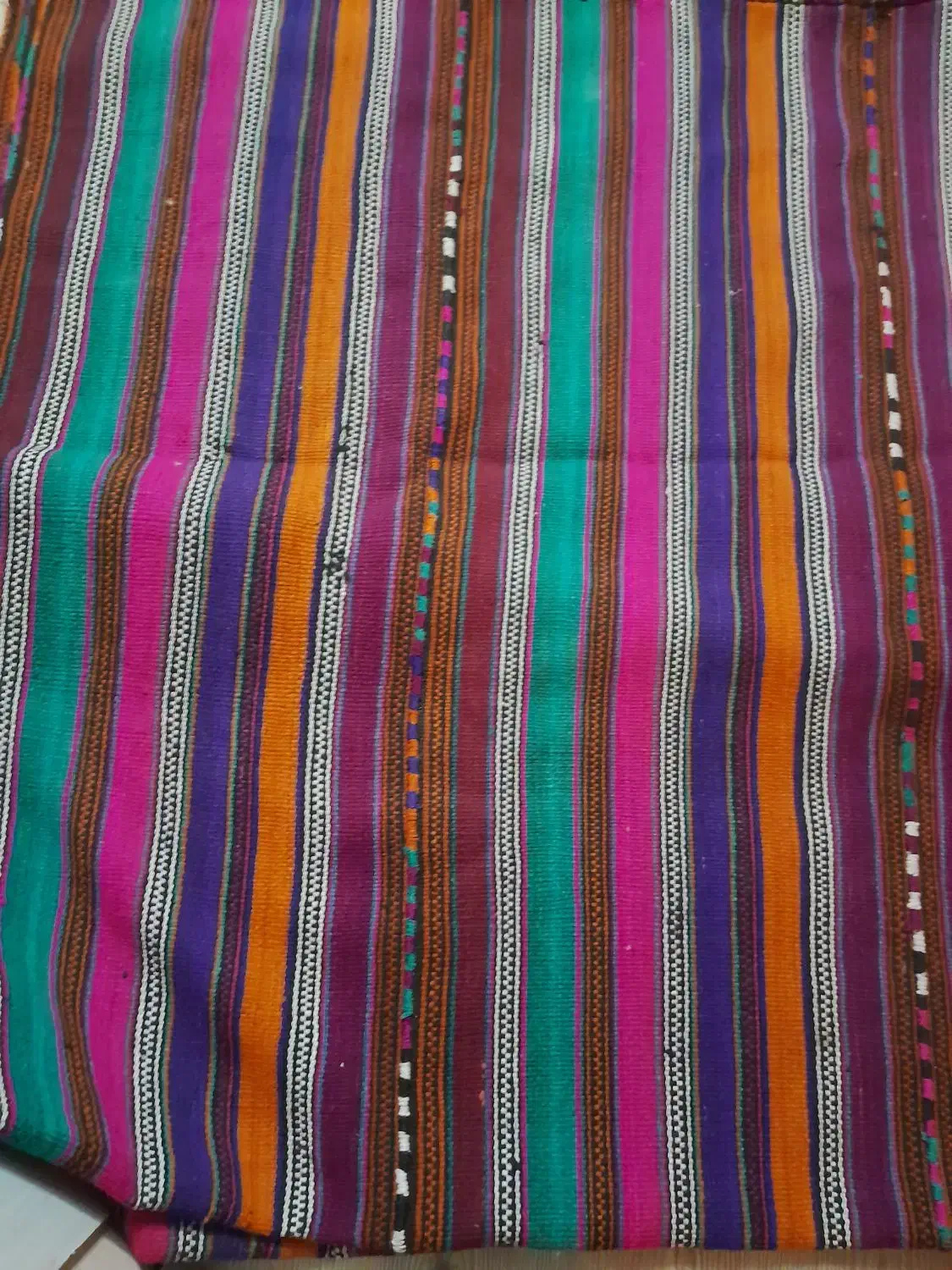 جاجیم پشم قدیمی|گلیم، جاجیم، گبه|ارومیه, |دیوار