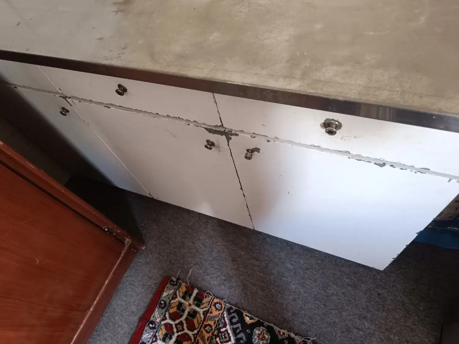 کابینت فلزی سنگین، سالم و قدیمی آماده استفاده مجدد|مصالح و تجهیزات ساختمان|شیراز, شیخ علی چوپان|دیوار