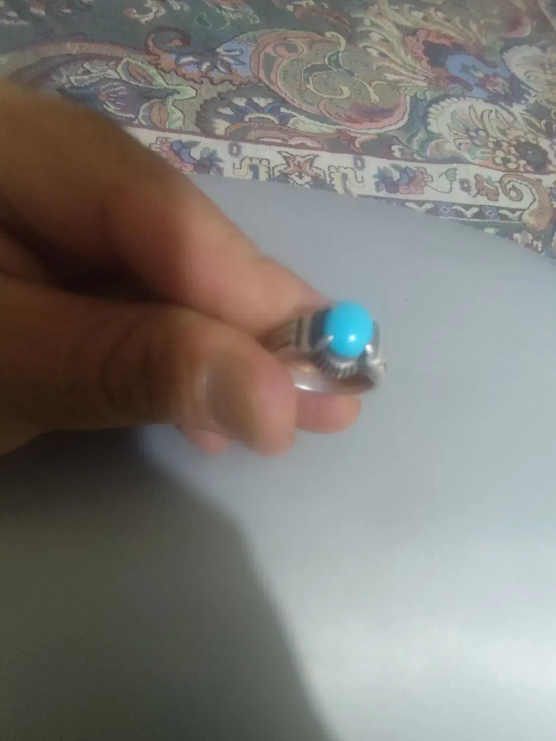 انگشتر فیروزه نیشابور قدیمی|جواهرات|تهران, جوادیه تهرانپارس|دیوار