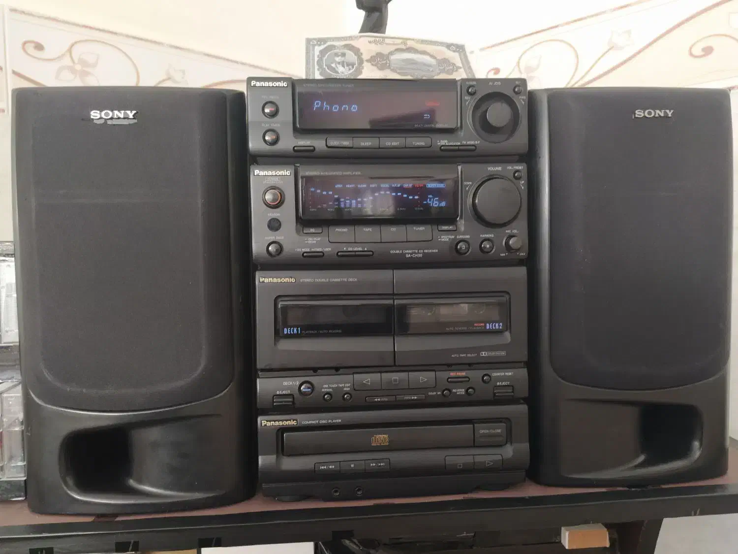 ضبط پاناسونیک|سیستم صوتی خانگی|سنندج, |دیوار