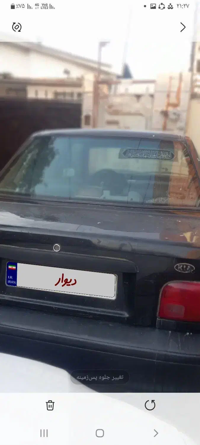 پراید مدل ۸۲ مشکی|خودرو سواری و وانت|گرگان, |دیوار
