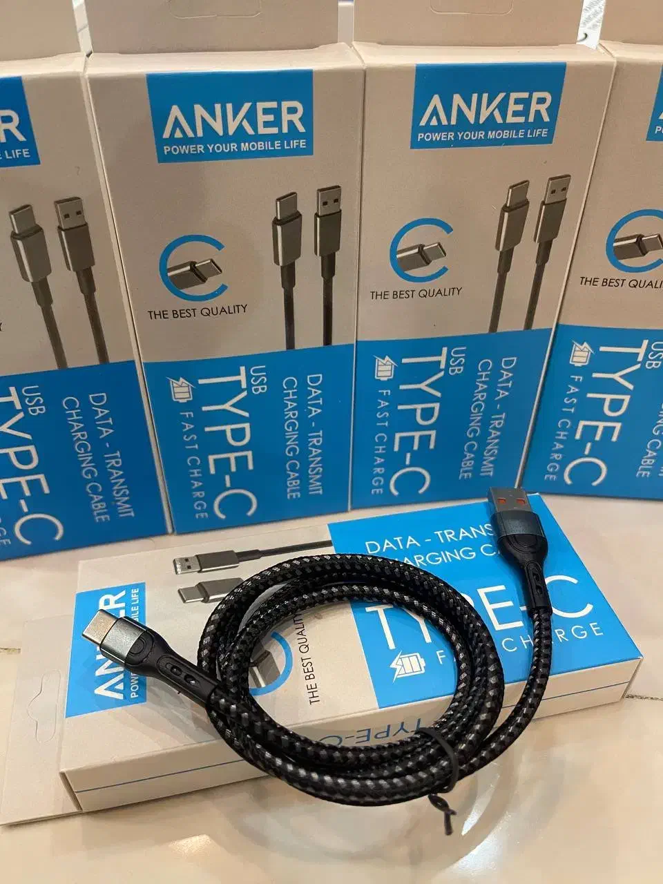 کابل شارژ تایپ سی Anker|لوازم جانبی موبایل و تبلت|باغستان, |دیوار