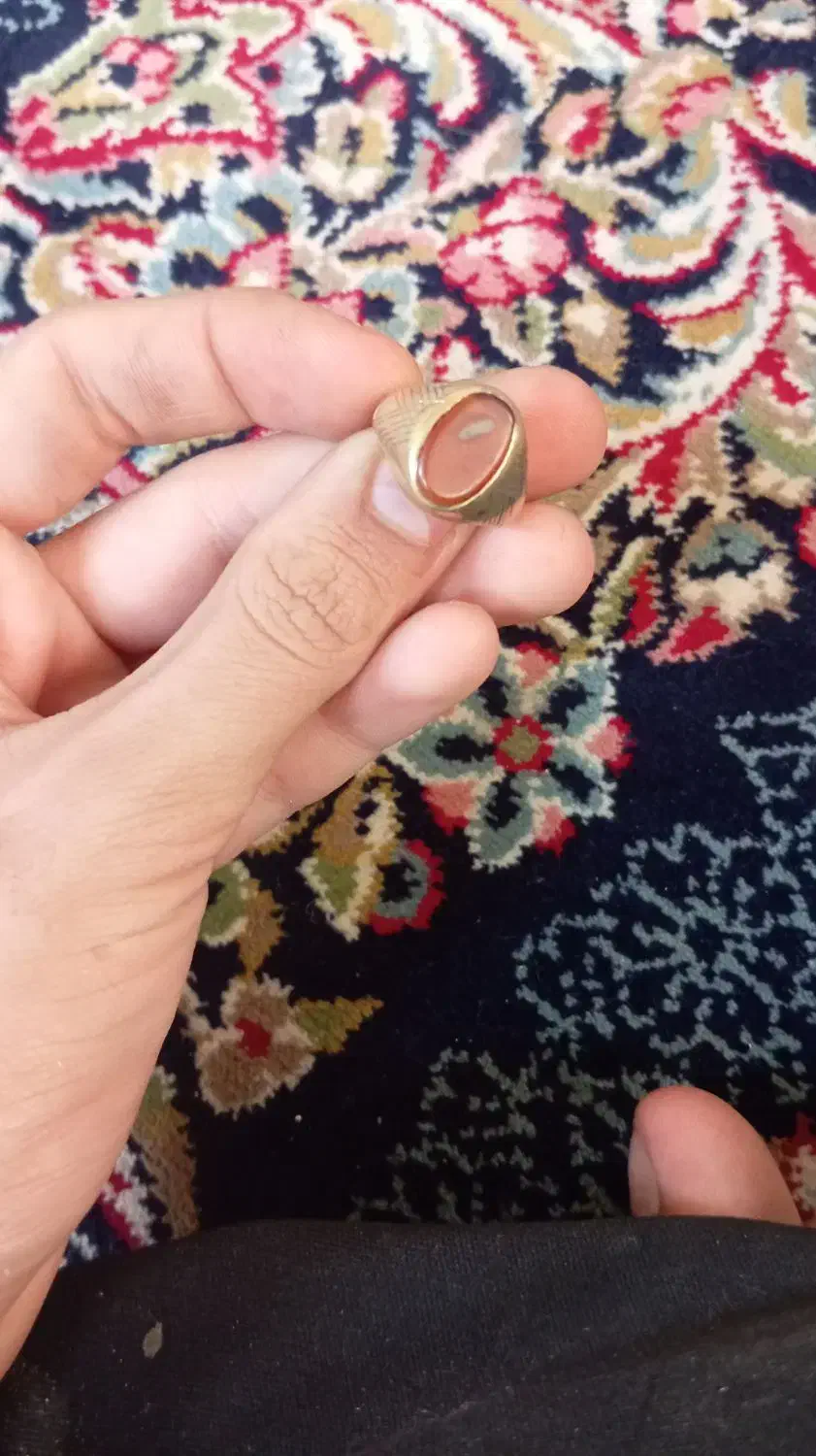 انگشتر عقیق قدیمی|جواهرات|کرمانشاه, |دیوار