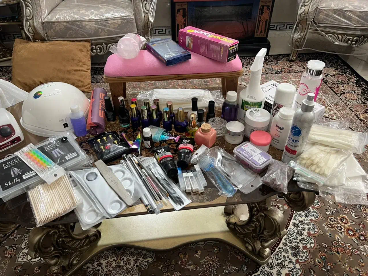 وسایل کامل کاشت ناخن نو|آرایشی، بهداشتی، درمانی|اسلام‌شهر, شهرک محمدیه|دیوار