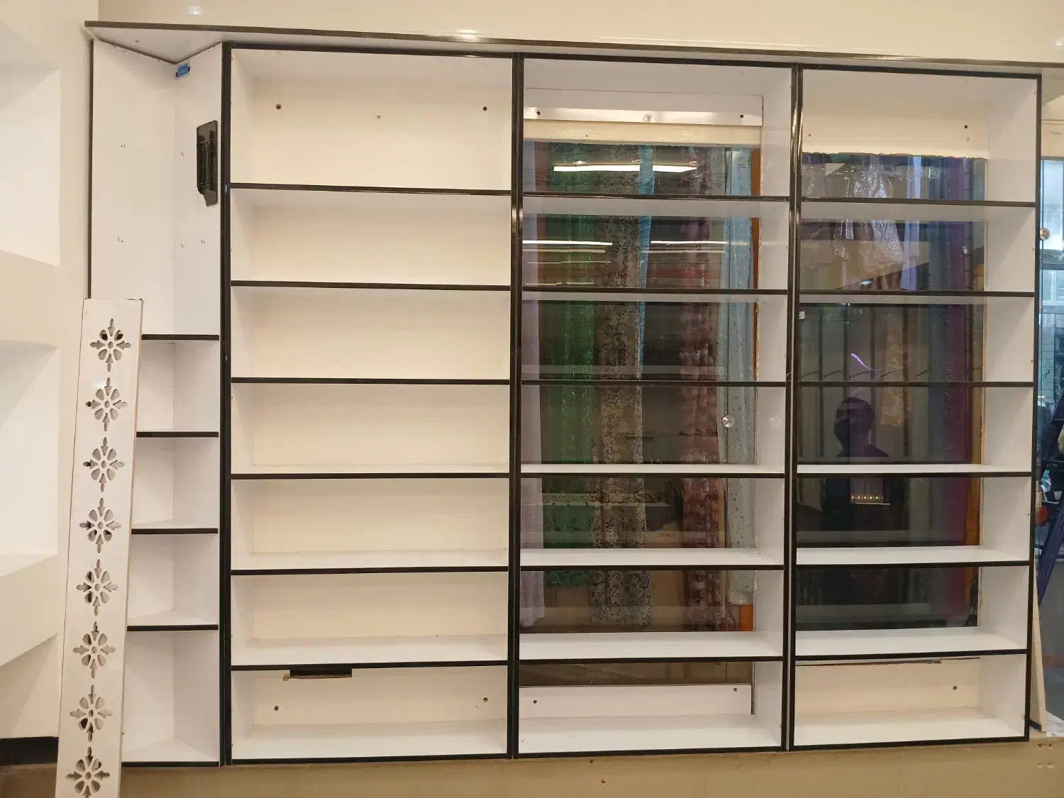 قفسه ام دی اف|کتابخانه، شلف، قفسههای دیواری|جوانرود, |دیوار