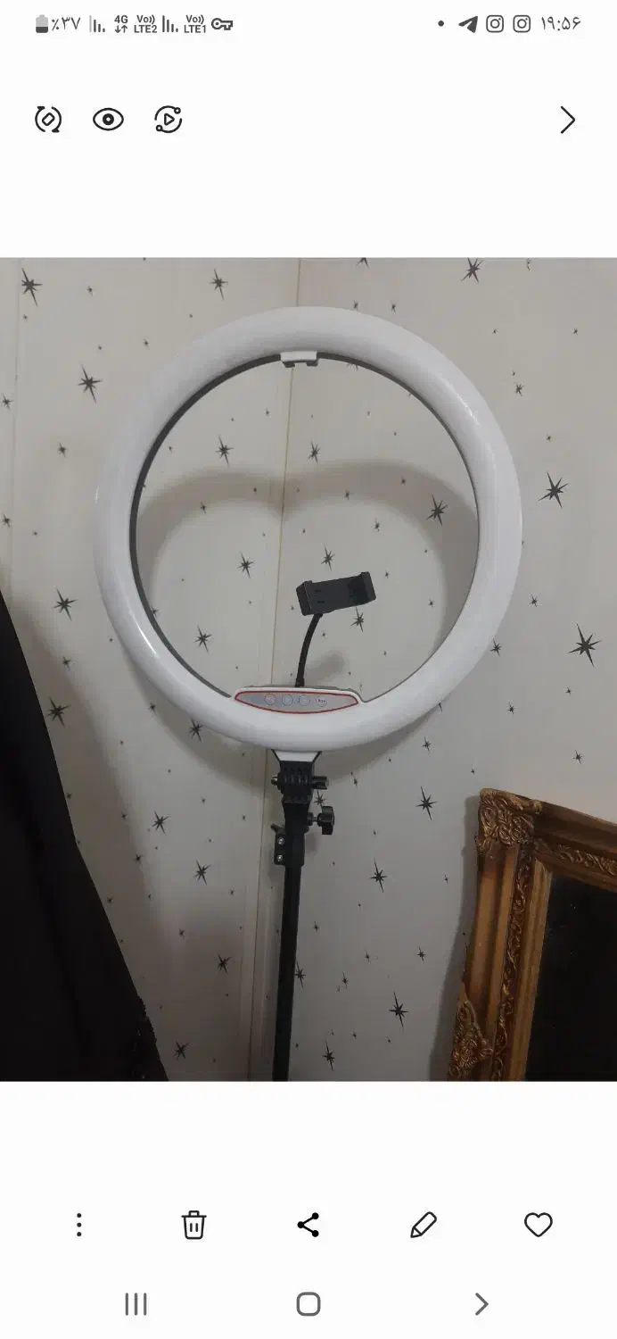 رینگ لایت هفت رنگ|دوربین عکاسی و فیلمبرداری|محمدشهر, علی آباد گونه|دیوار