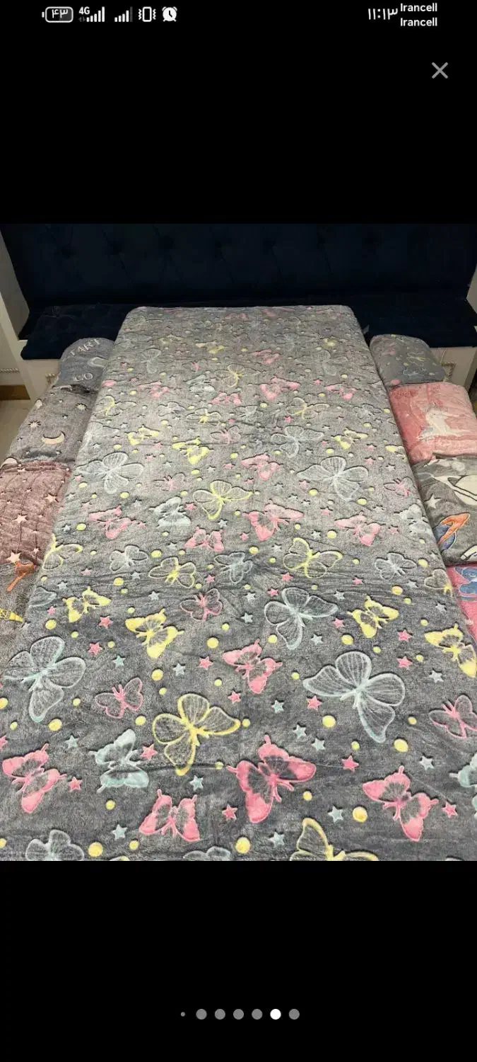 پتوژله ای شب نما|رختخواب، بالش، پتو|مشهد, عیدگاه|دیوار