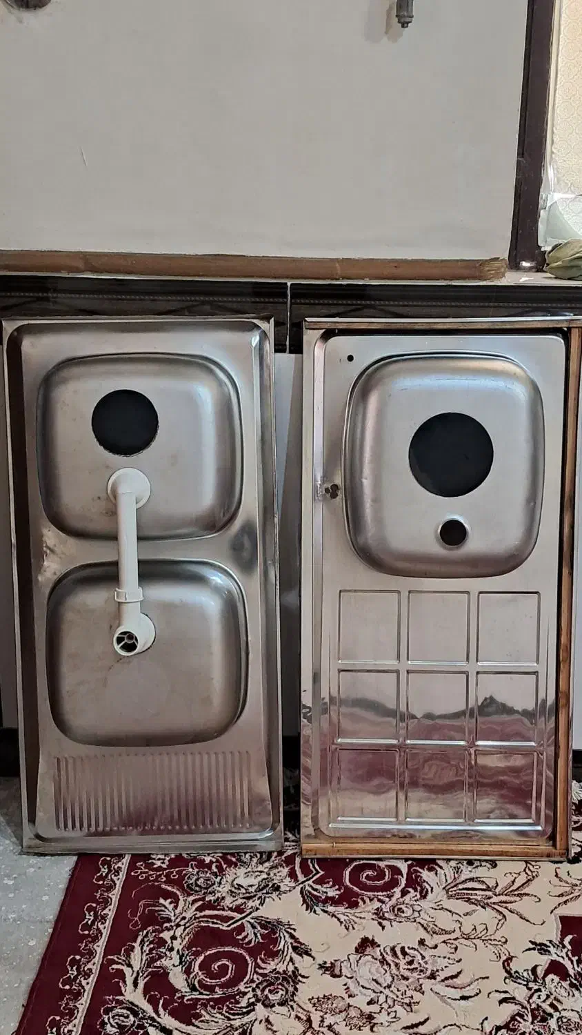 سینک ظرف شویی|آب‌چکان و نظم‌دهنده ظروف|بندر ماهشهر, |دیوار