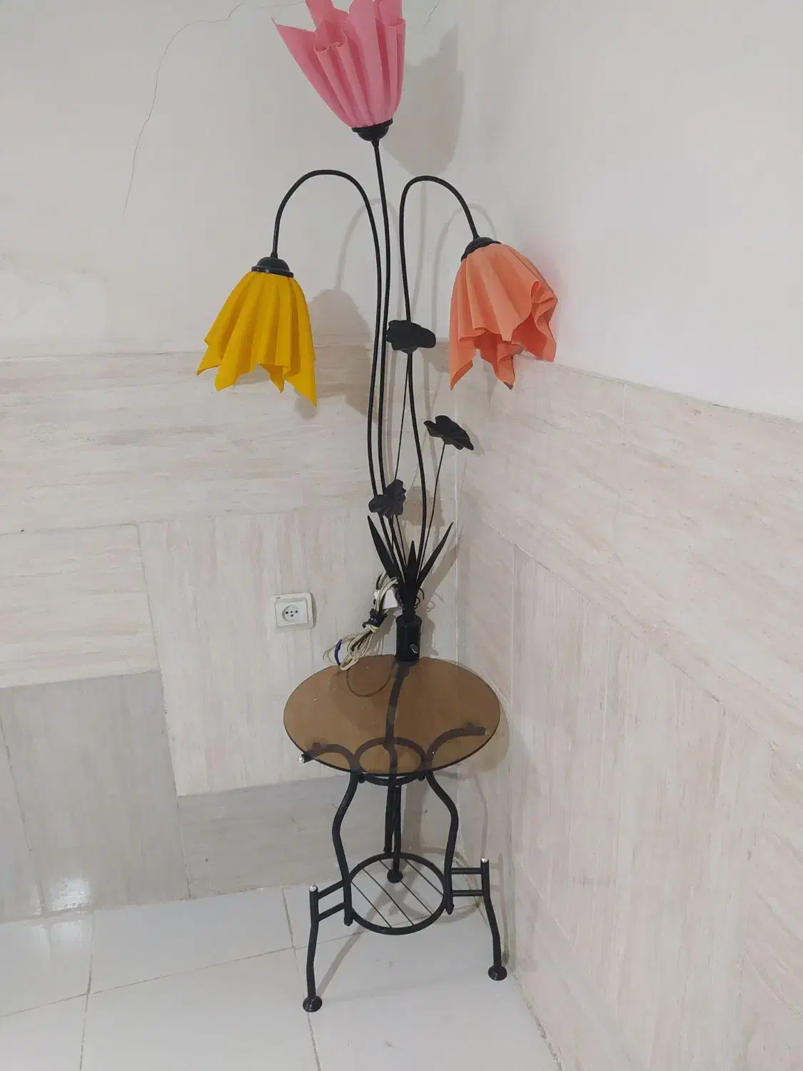 چراغ خواب ساعت دیواری|چراغ خواب و آباژور|تبریز, |دیوار