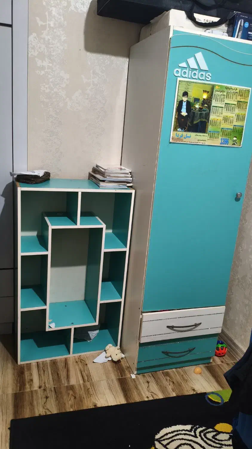 تخت یک نفره آدیداس|تشک تختخواب|رشت, نظری|دیوار