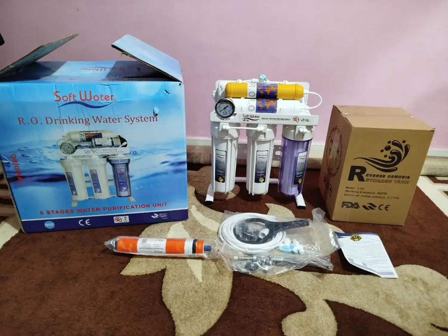 تصفیه آب مکانیکی برند soft water joy water aqua|آب‌سردکن و تصفیه آب|اهواز, شهرک دانشگاه|دیوار
