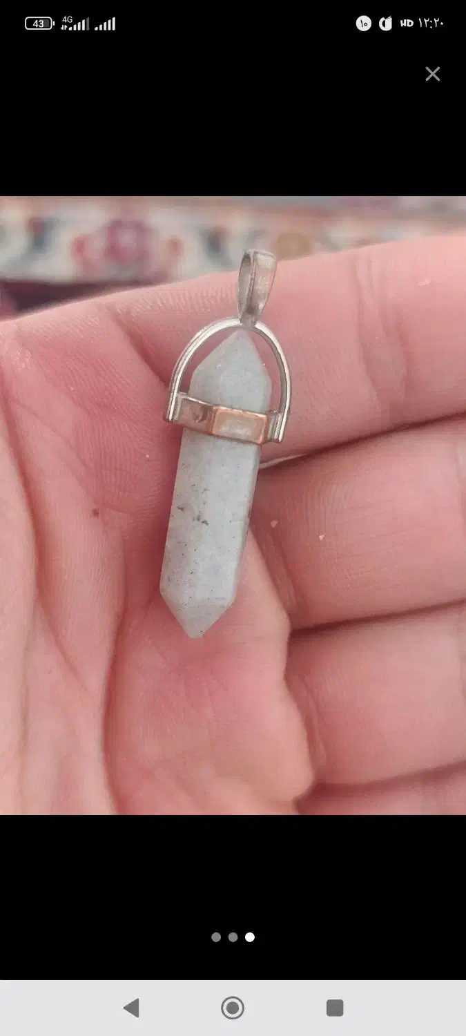 دو عدد گردبند آویز یشم اصلی دلربا سنگ  چاکرا|جواهرات|مشهد, موعود|دیوار