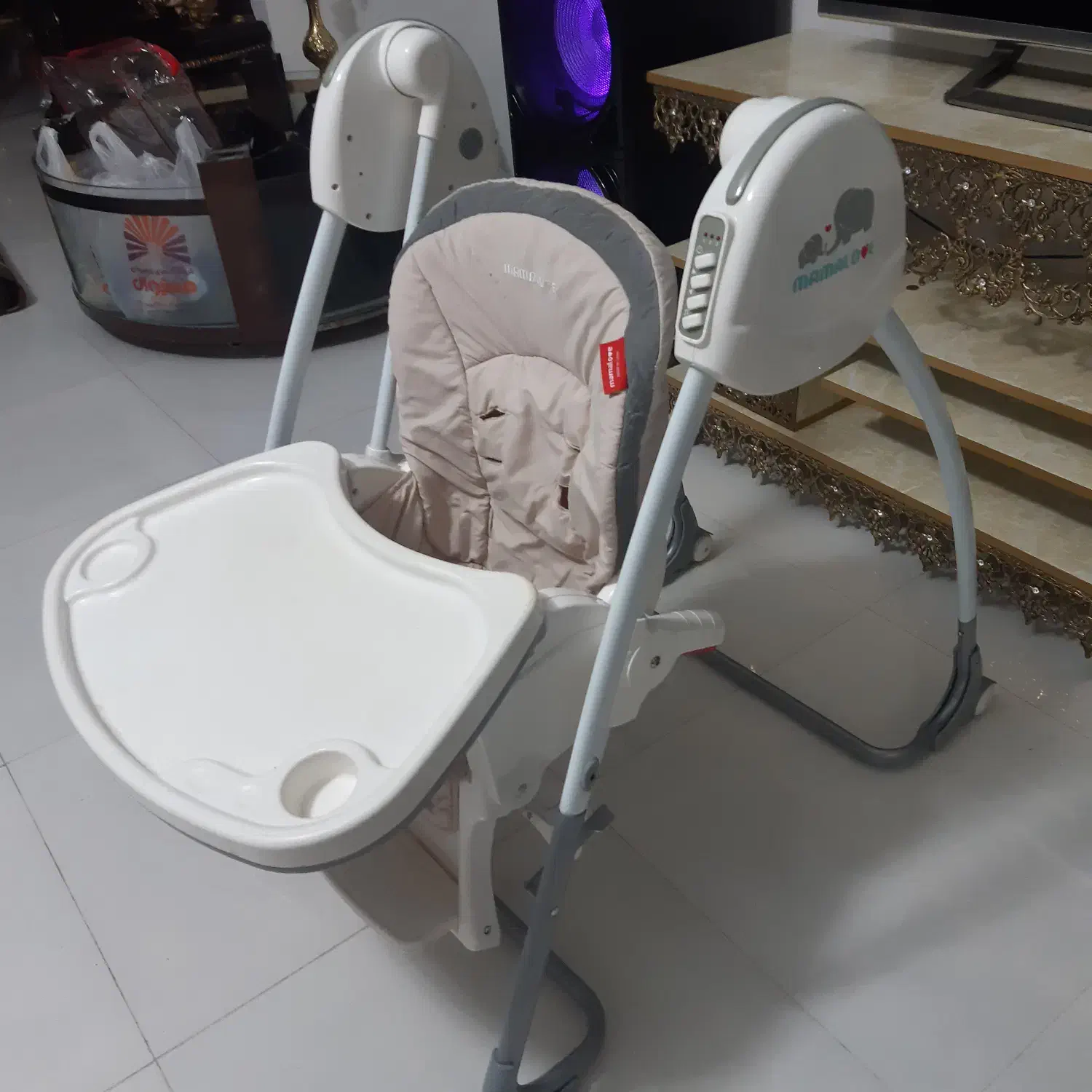 صندلی غذای موزیکال کودک|تخت و صندلی بچه|محمدشهر, ولدآباد|دیوار