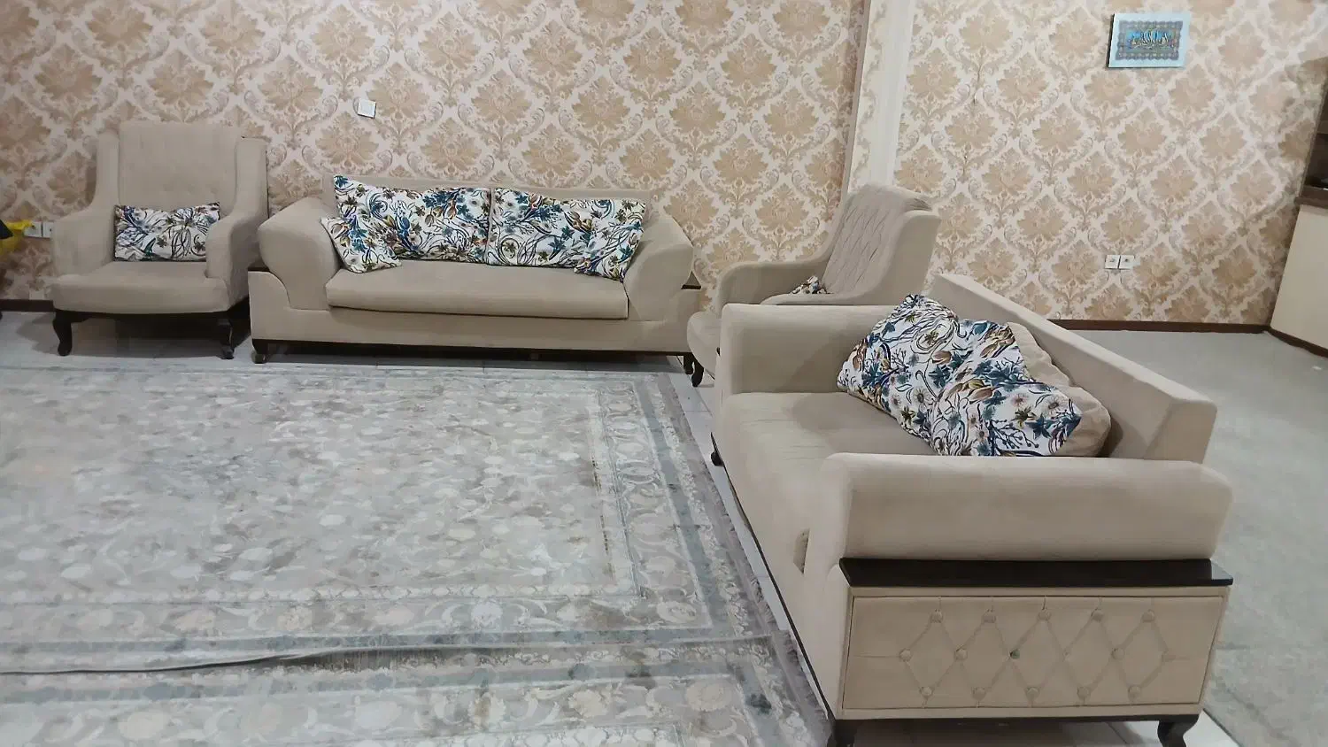 مبل راحتی 7نفره|مبلمان خانگی و میز عسلی|فردیس, شهرک شهید حسینی|دیوار