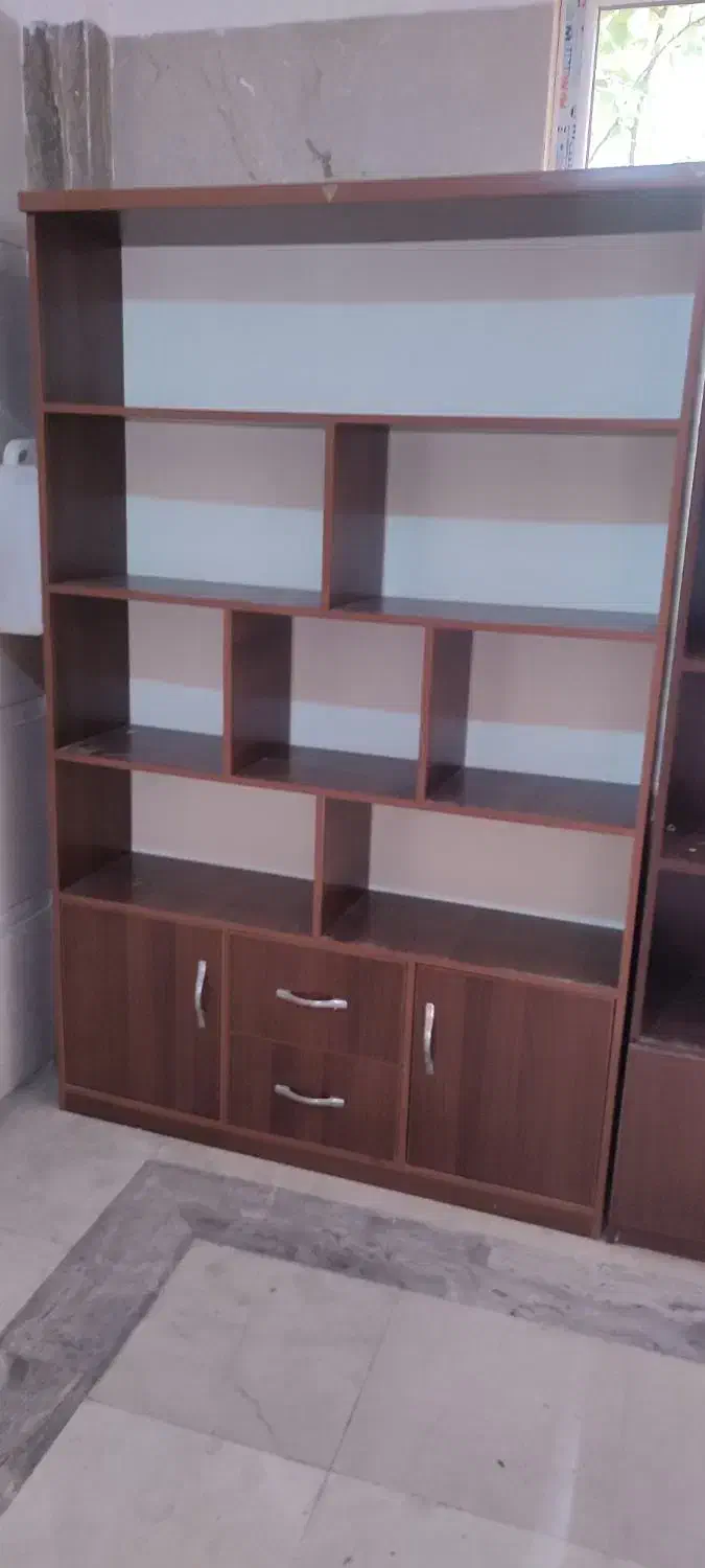 کمد کتابخانه و شلف برند نو نو|کتابخانه، شلف، قفسه‌های دیواری|تهران, تهرانپارس غربی|دیوار