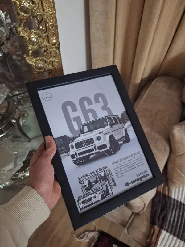 تابلوی جی کلاس بنز|تابلو، نقاشی، عکس|اهر, |دیوار