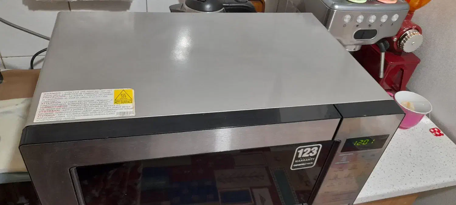 ماکروویو سامسونگ درحد نو بدون خط وخش وتعمیر|اجاق گاز و لوازم برقی پخت‌وپز|ملارد, |دیوار