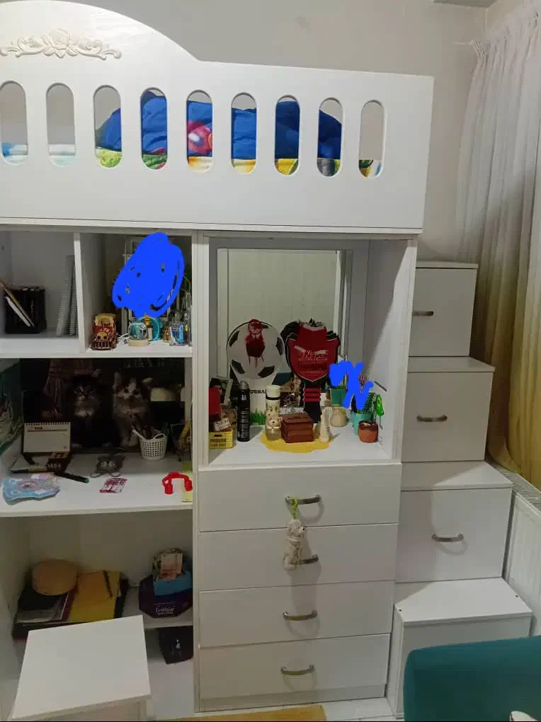 تخت نوجوان|تخت و سرویس خواب|پردیس, فاز ۲|دیوار