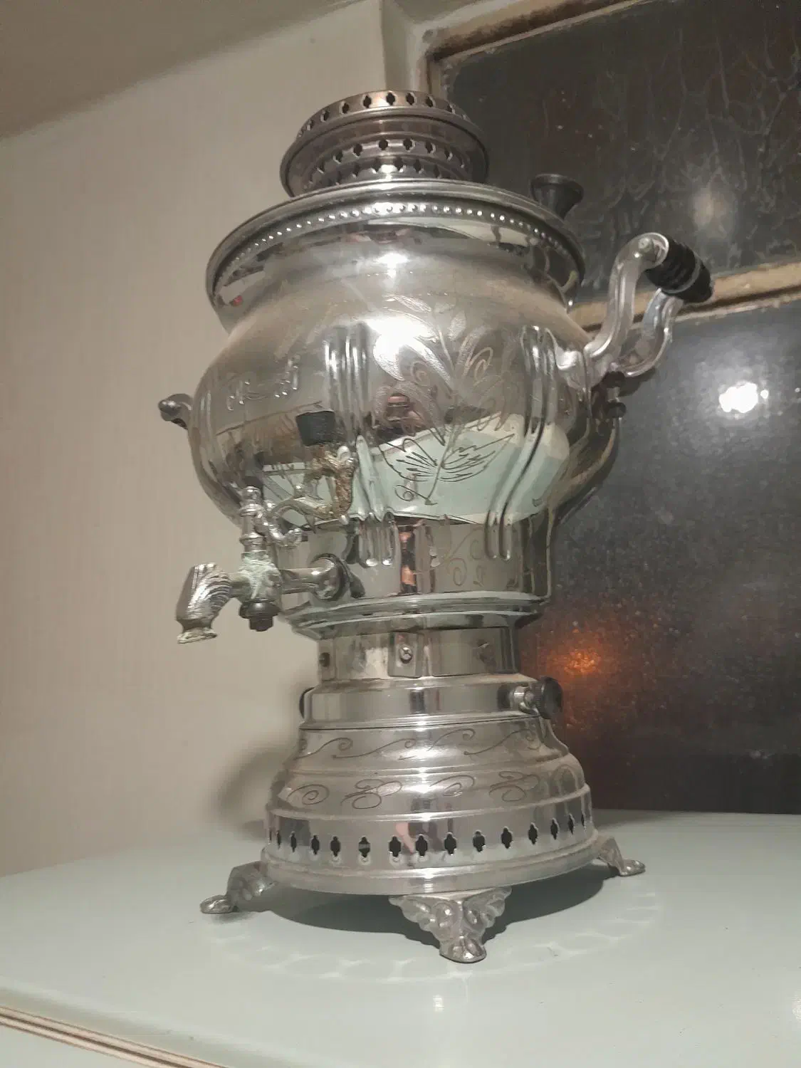 سماور سعی سالم|سماور، چای‌ساز، قهوه‌ساز|کنگاور, |دیوار