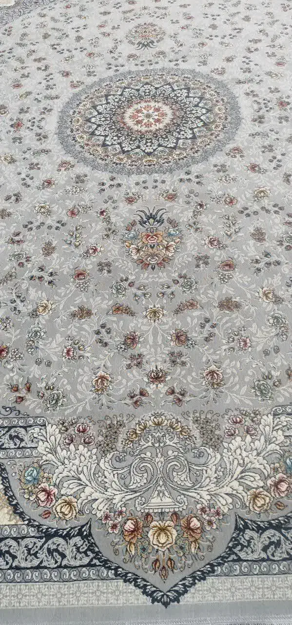 طرح خاتون نقره ای خرید اقساطی|فرش|اصفهان, آبشار|دیوار