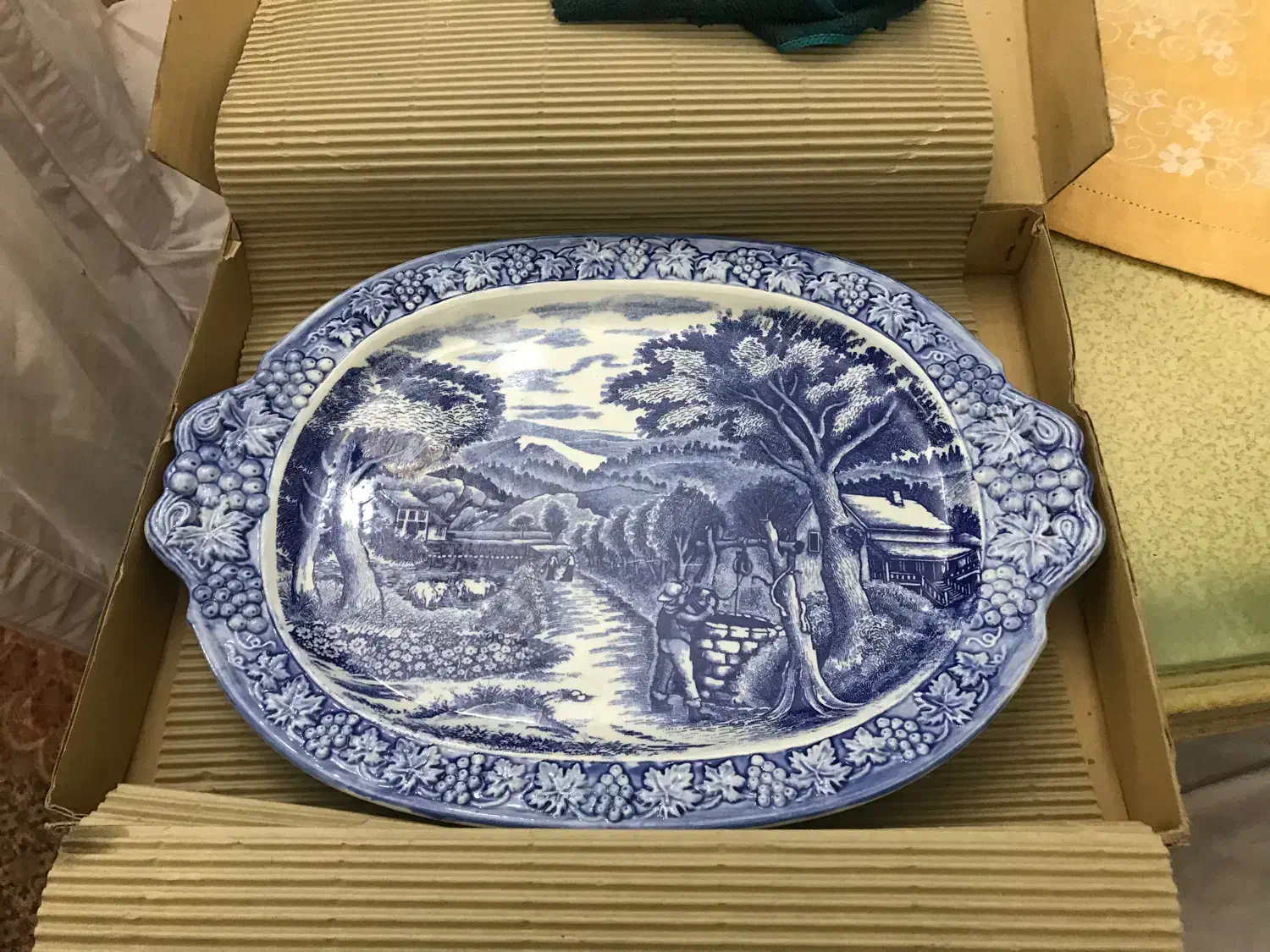 بشقاب عتیقه قدیمی|کلکسیون اشیاء عتیقه|تهران, امیرآباد|دیوار