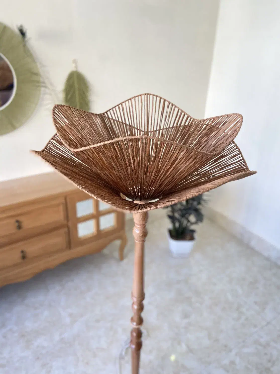 لوستر وآباژور رافیا ترک|چراغ خواب و آباژور|بروجرد, |دیوار