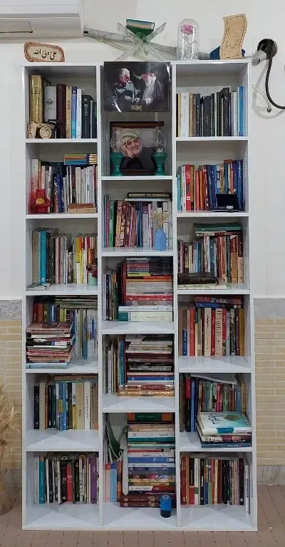 کتابخانه MDF|کتابخانه، شلف، قفسه‌های دیواری|شوشتر, |دیوار