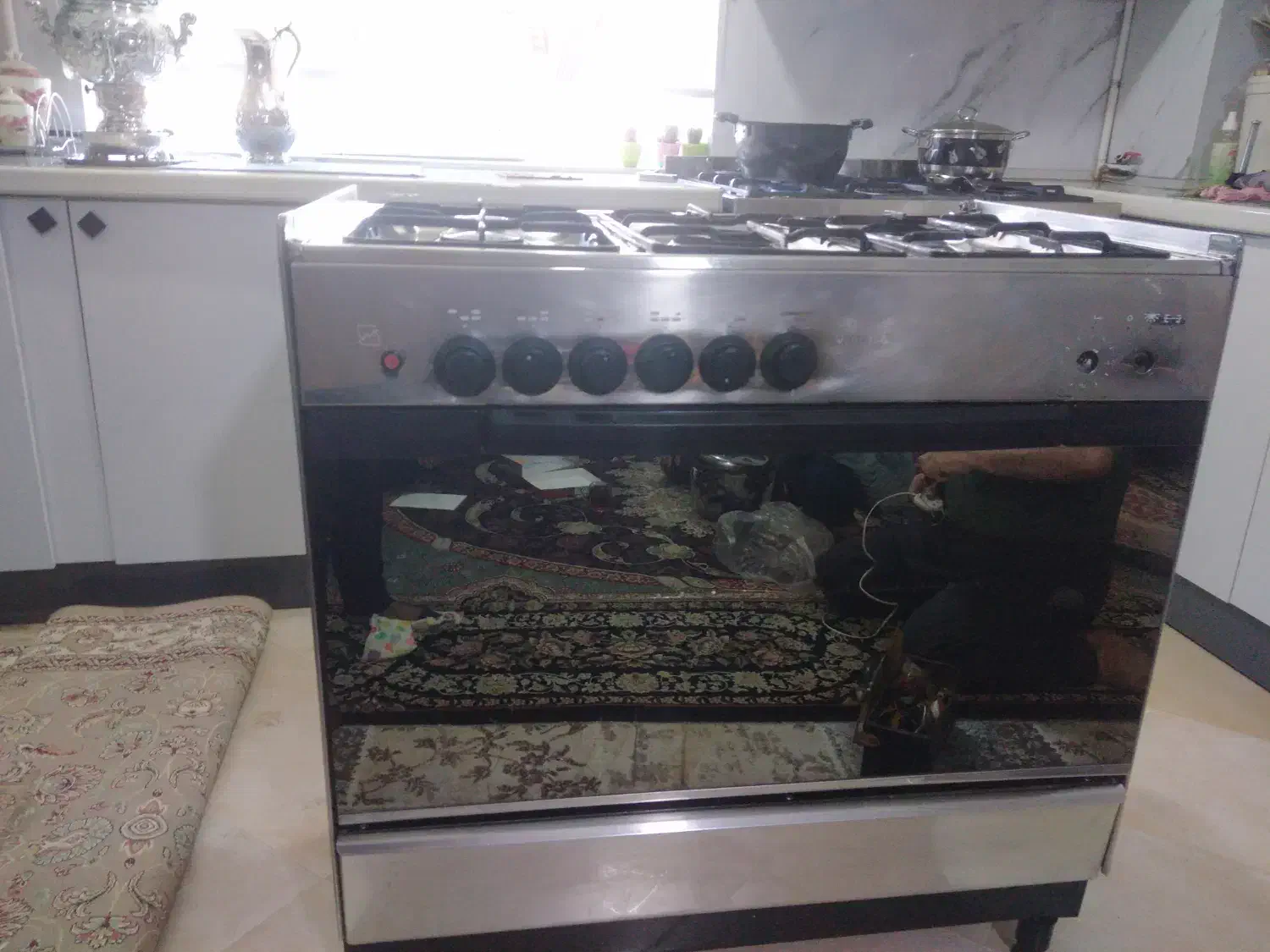 اجاق گاز فردار آلیستان تمام استیل|اجاق گاز و لوازم برقی پخت‌وپز|اسلام‌شهر, شهرک سالور|دیوار