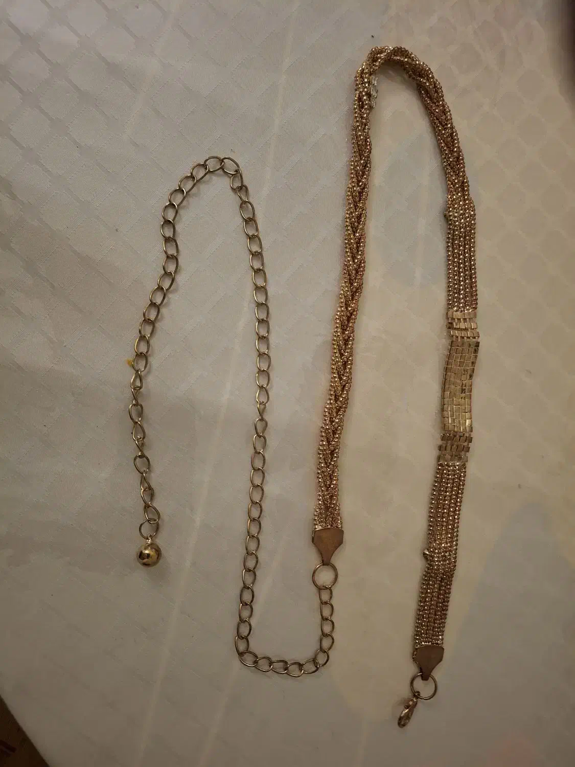 کمربند طلایی نگین دار زنانه|کیف، کفش، کمربند|تهران, شهرک آپادانا|دیوار