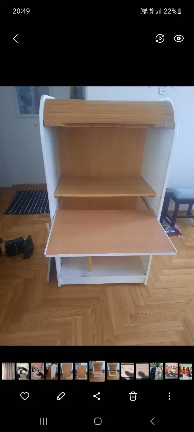 میز کامپیوتر چوبی|میز تحریر و کامپیوتر|تهران, درختی|دیوار