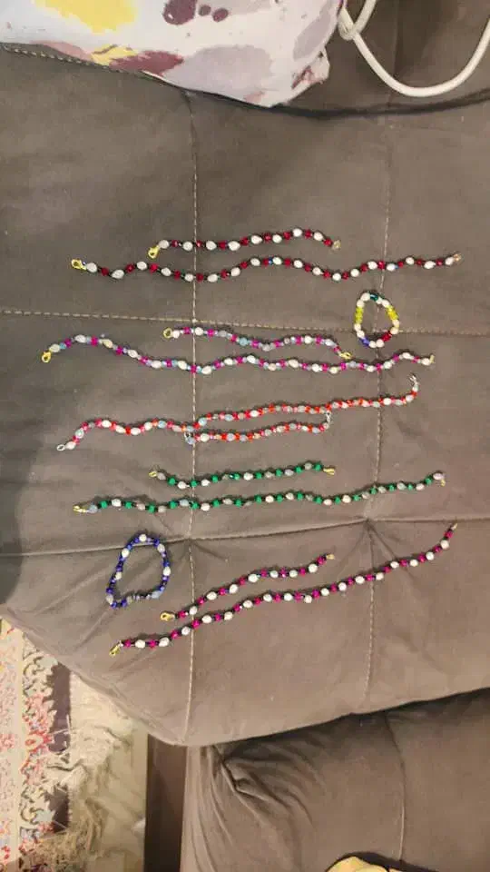 سفارش دستبند و گردنبند با سنگ طبیعی شال تسبیح|بدلیجات|سنگر, |دیوار