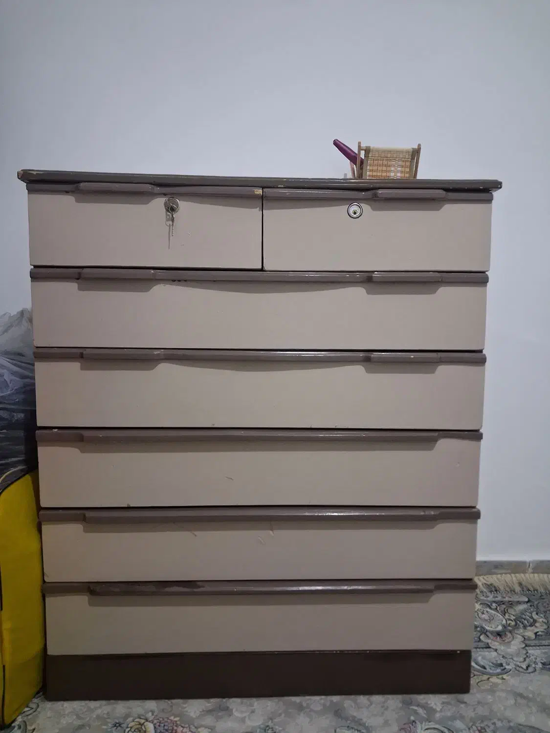 دراور چوبی|جاکفشی، کمد، دراور|خرمآباد, |دیوار