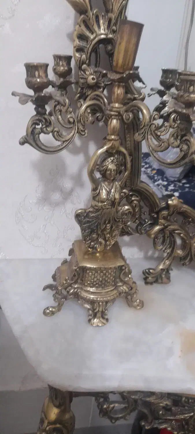 آینه وشمعدان|کلکسیون اشیاء عتیقه|سبزوار, طبرسی (جعفرآباد)|دیوار