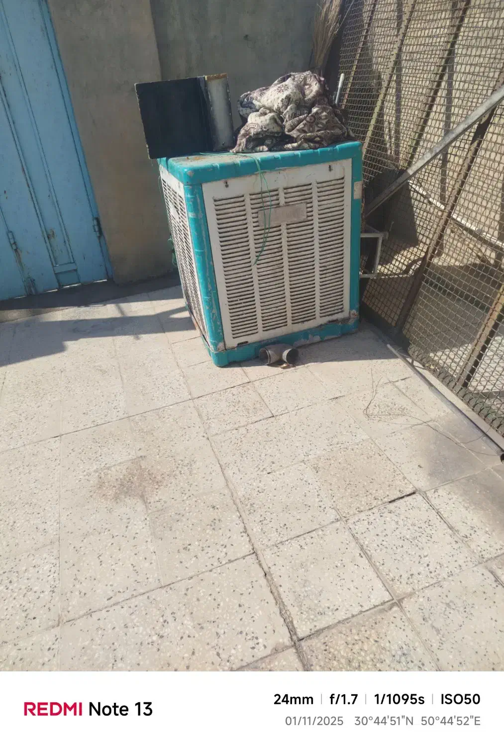 کولر ابی بزرگ|کولر آبی|چرام, |دیوار