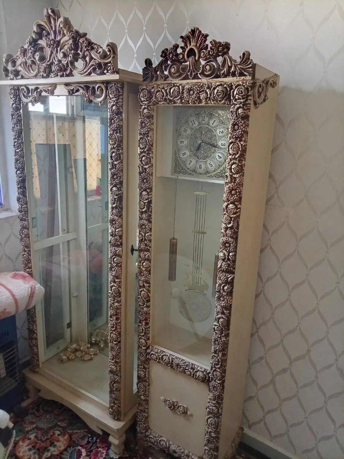 بوفه وساعت|بوفه، ویترین، کنسول|کارون, |دیوار