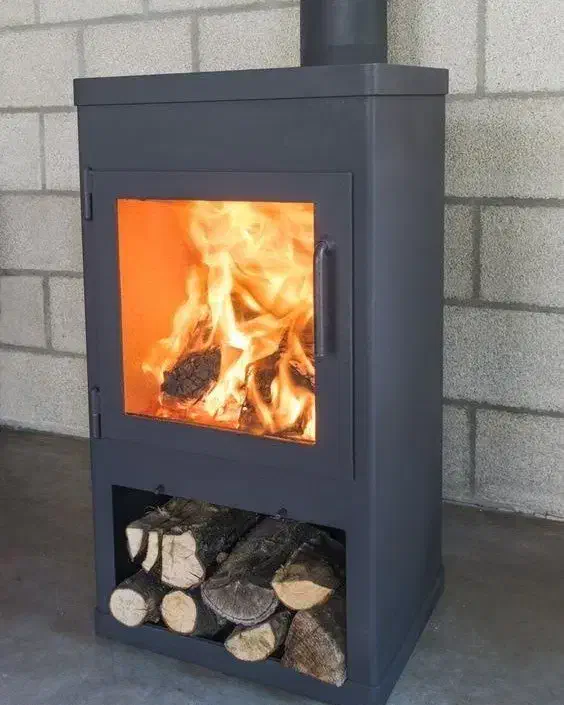 بخاری چوبی ایستاده|بخاری، هیتر، شومینه|کرمان, |دیوار