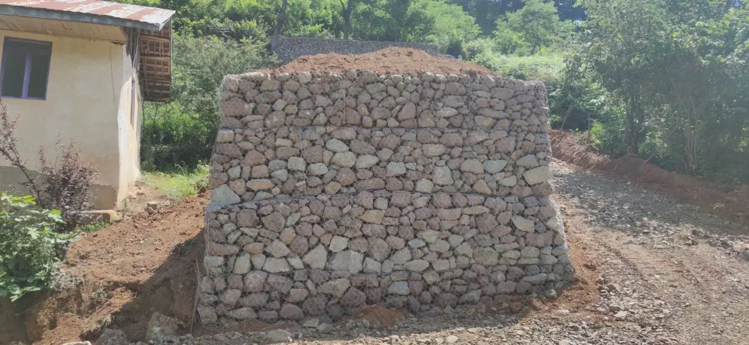 اجرای پروژههای گابیون بندی و مالون|خدمات پیشه و مهارت|لاهیجان, قیام|دیوار