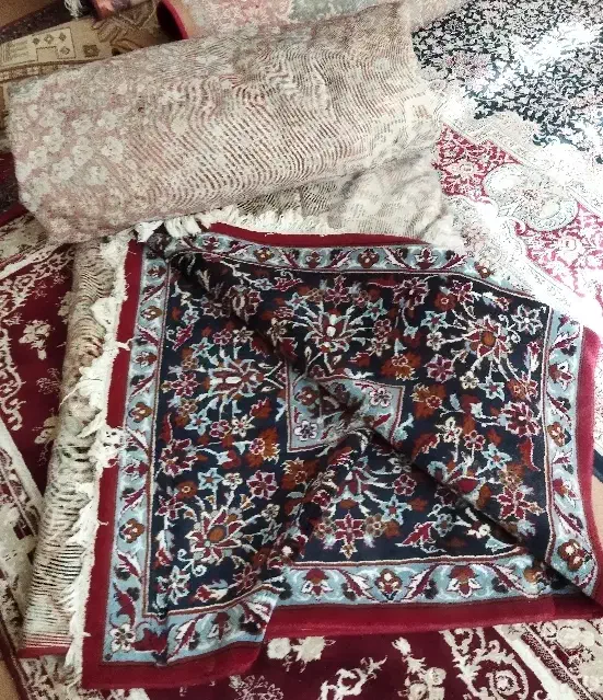 ۲ تخته فرش ۱۲ متری و پادری دستباف|فرش|ملایر, |دیوار