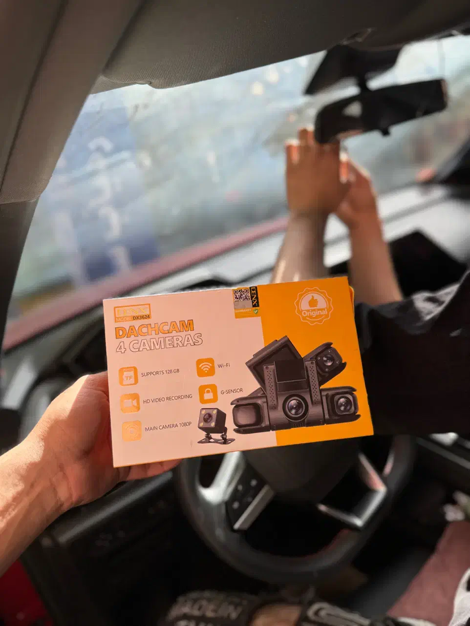 Dash cam ثبت وقایع ۴ لنز ۲۴ ساعته و۱۲ ساعته ضبط کن|قطعات یدکی و لوازم جانبی|تهران, هلال احمر|دیوار