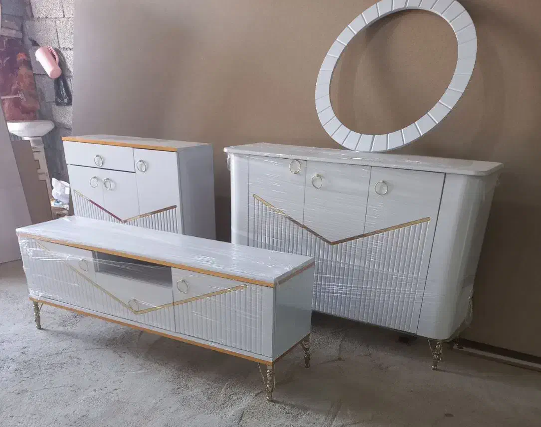 ست اینه کنسول میز تلویزیون جای کفشی وکیوم|جاکفشی، کمد، دراور|پارسآباد, |دیوار