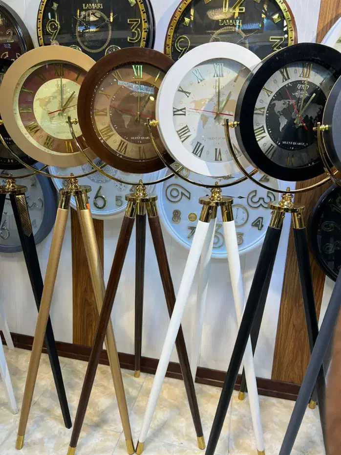 ساعت ایستاده ۳ پایه و تک پایه|ساعت دیواری و تزئینی|تهران, نعمتآباد|دیوار